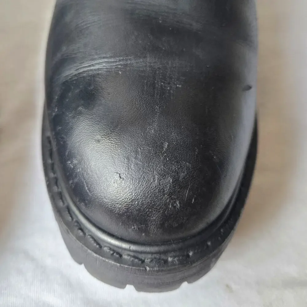All American Boot MFG Men's 8'' Leather Wildland Firefighting Boots Black Size 8